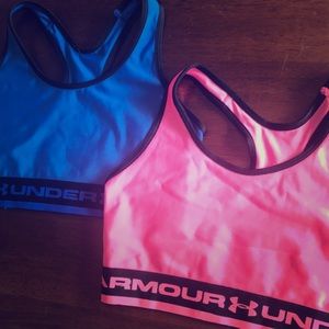 2 Under Armour sports bras
